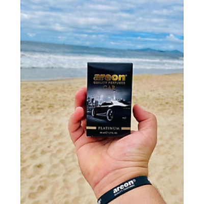 Nước hoa ô tô cao cấp AREON Car Platinum Perfume 50ml - NHẬP KHẨU BULGARIA