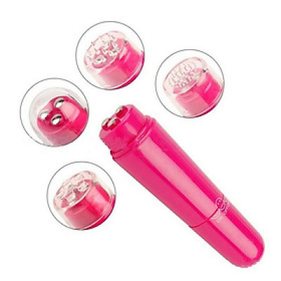 Máy Massages Mini Cầm Tay 4 đầu (11x3cm) Loại Tốt Nhất Có Sẵn Pin 2A B25