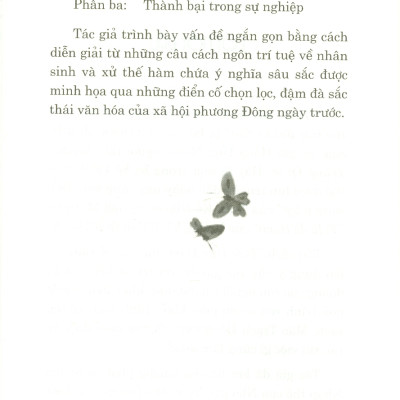 Thái Căn Đàm - Triết Lý Nhân Sinh Trong Xử Thế Tam Đại Kỳ Thư - Hồng Ứng Minh; Lê Tiến Thành dịch 