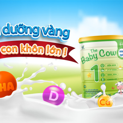 Combo 4 lon Sữa Non The Baby Cow 2 (900gr)