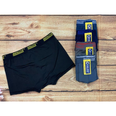 Combo 5 Quần Lót Đùi Nam Thun Lạnh Lưng Nhỏ Menlive ML3 – Mát Lạnh, Co Giãn 4 Chiều
