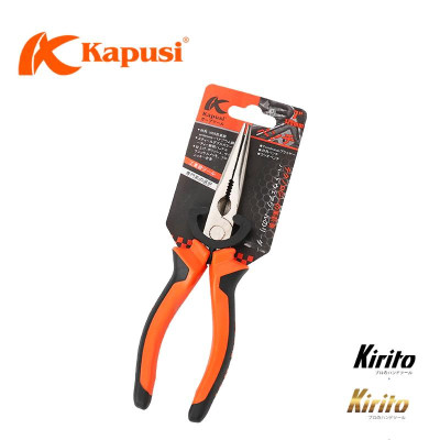 Kìm nhọn Kirito Japan cỡ 6 inch chính hãng chất liệu thép CRV không gỉ siêu cứng siêu bền