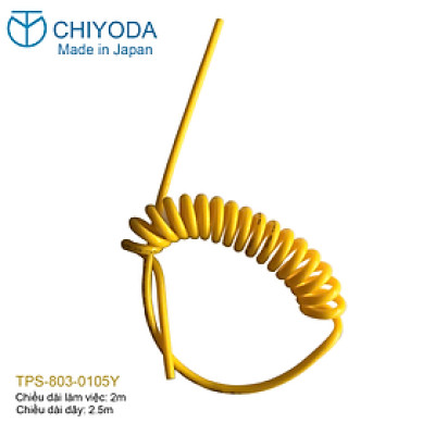 Dây hơi xoắn cỡ ống 5x8mm Chiyoda - Nhật Bản
