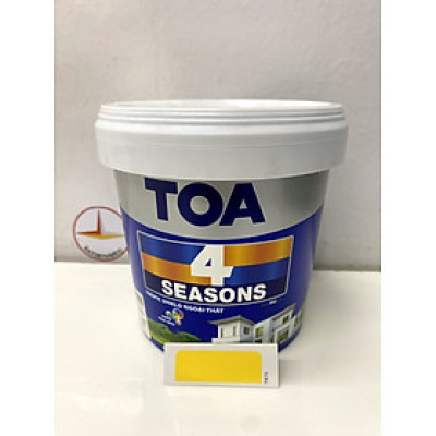 Sơn phào chỉ trong và ngoài nhà Toa 4 Seasons Tropic Shield màu vàng C- 7870_1L