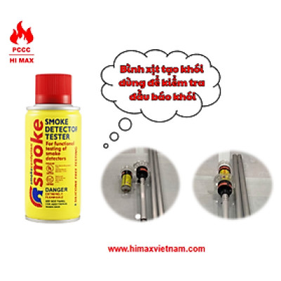 Bình xịt tạo khói (Bình thử đầu báo khói) hi max SMOKING 911