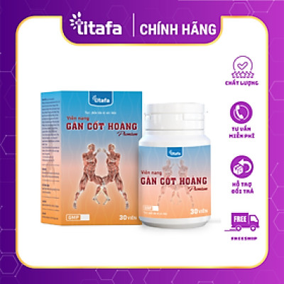 Viên nang GÂN CỐT HOÀNG (Hộp 30 viên) – Hỗ trợ mạnh gân cốt, giảm đau nhức xương khớp, tê bì chân tay [Chính hãng TITAFA]