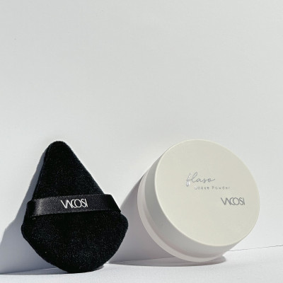 Bông phấn khô tam giác VACOSI ANGLED BLACK PUFF - BP52