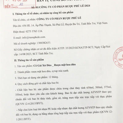 Cô Gái Xứ Dừa - Mật hoa dừa đặc sản Bến Tre