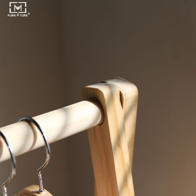 GIÁ TREO QUẦN ÁO LĂP RÁP 2 TẦNG HÀN QUỐC [ SƠN PU ] MWFURNITURE SIZE 860 - AHANGER 2F 86 NATURAL