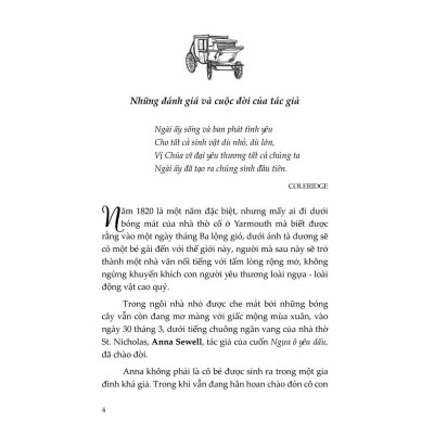 Sách - Ngựa Ô Yêu Dấu - Anna Sewell - Tân Việt Books