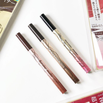 Bút Kẻ Mắt Nước Không Lem Không Trôi Nét Kẻ Siêu Mãnh Màu Nâu Tự Nhiên Kissme Heroine Make Eyeline (0.4 mL)