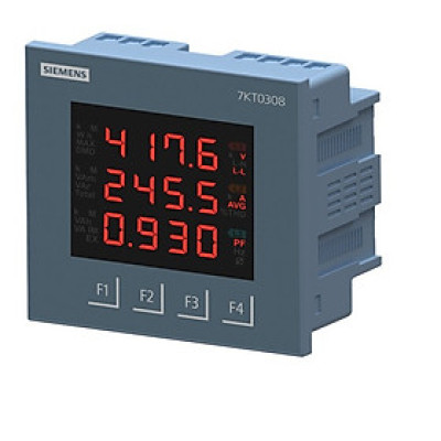 Đồng hồ giám sát điện năng hiển thị đèn Led nhiều dòng Sinova Siemens 7KT0308