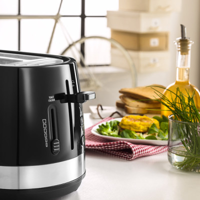 Máy Nướng Bánh Mì Delonghi CTLA2103.BK (800W) - Đen - Hàng chính hãng