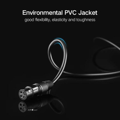 Ugreen UG20721AV131TK 5M màu Đen Cáp âm thanh 6.5mm sang cannon âm - HÀNG CHÍNH HÃNG