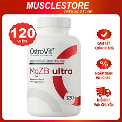 Viên Uống OstroVit MgZb Ultra, Hỗ Trợ Sức Khỏe và Sinh Lực cho Nam Giới (90 120 viên)