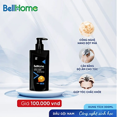 Dầu Gội Nam Công Nghệ Sinh Học Bell Home 300ML - 800ML