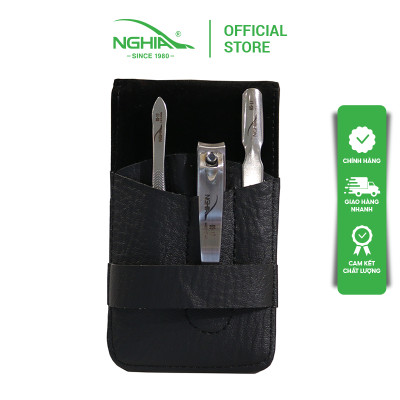 Bộ Quà Tặng (Bấm Móng - Sủi Da - Nhíp) Cao Cấp KỀM NGHĨA GS.17 PT