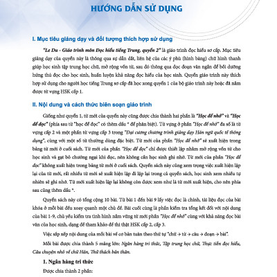 Sách - LeDu - Giáo Trình Môn Đọc Hiểu Tiếng Trung - Tập 2