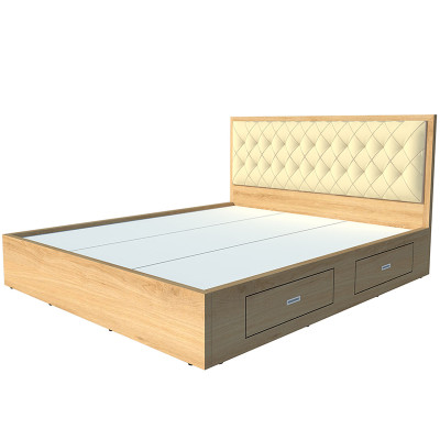 Giường ngủ 2 hộc kéo Tundo 160cm x 200cm