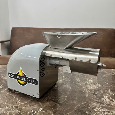 Máy ép dầu thực vật Nóng và Lạnh Thương hiệu Anh Quốc AOSIDA cao cấp WF-J118, Thân vỏ INOX - Hàng Nhập Khẩu