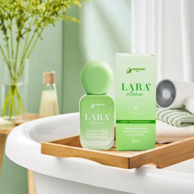 COMBO 2 Lọ Xịt Khử Mùi Toàn Thân LARA CLEAR Quyên Lara 40ml, Giúp Ngăn Tiết Mồ Hôi, Khử Mùi Hôi