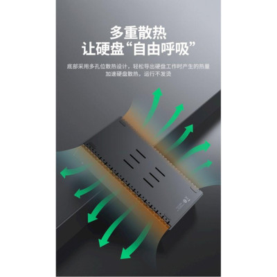 Ugreen UG70337CM472TK hỗ trợ tối đa 20TB chuẩn cắm EU 5Gbps Màu Đen Hộp đựng ổ cứng 3.5 2.5 chuẩn Sata kèm nguồn 12V2A chân tròn - HÀNG CHÍNH HÃNG