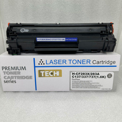 Hộp mực 83A 337 TECH CÓ LỖ ĐỔ MỰC TIỆN LỢI dùng cho máy in HP M127fn M125A Canon LBP 151DW, MF221D, MF244DW (CF283A/CRG337) - Hàng nhập khẩu