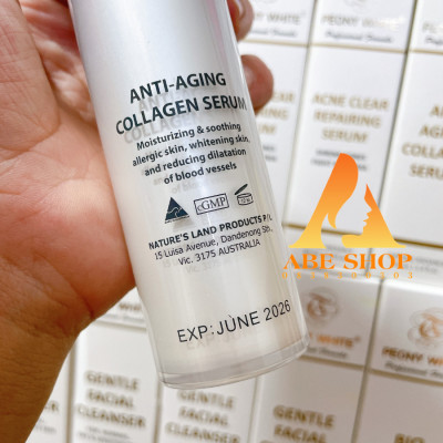 Tinh Chất PEONY WHITE Collagen - Anti Aging - Giảm Nám - Trắng Da - Chống Dị Ứng - Chống Giãn Mao Mạch 40-45ml