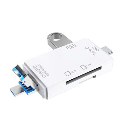 Đầu đọc thẻ nhớ SD, TF chân Type C, USB 3.0 Micro USB / U / Type C / TF / SD Cho Điện Thoại / Laptop - Hàng Nhập Khẩu
