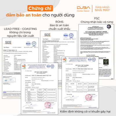 Kệ gỗ kê laptop chuẩn xuất khẩu Mỹ - Hàng chính hãng DUBA 