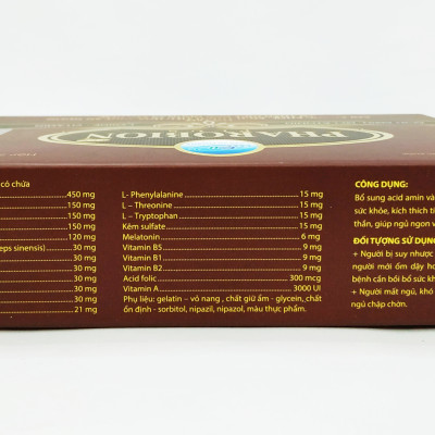 VIÊN ĂN NGỦ NGON PHAROBION PLUS - GIÚP AN THẦN NGỦ SÂU GIẤC - ĂN NGON MIỆNG - BỒI BỔ SỨC KHỎE - TĂNG SỨC ĐỀ KHÁNG CHO CƠ THỂ - MỖI NGÀY 1 VIÊN - HỘP 30 VIÊN