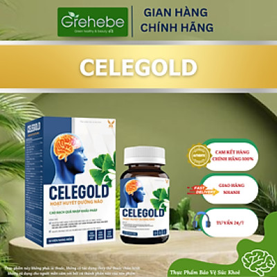 [TPBVSK] Celegold Hoạt huyết dưỡng não - Hỗ trợ hoạt huyết, tăng cường tuần hoàn não