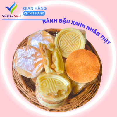 Bánh Đậu Xanh Nhân Thịt Nướng Giòn 250g VietTin Mart