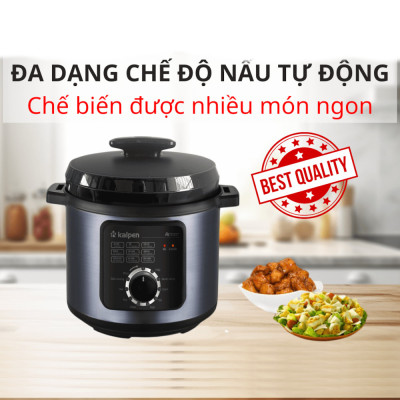Nồi áp suất điện Kalpen P4 dung tích 6L, công suất 1000W, bảo hành 24 tháng chuẩn Đức - Hàng chính hãng
