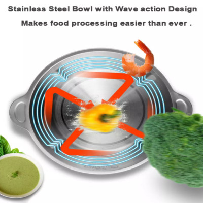 Máy xay thịt, rau củ quả thương hiệu Biolomix BC615 - Công suất: 500W, hai chế độ xay - HÀNG NHẬP KHẨU