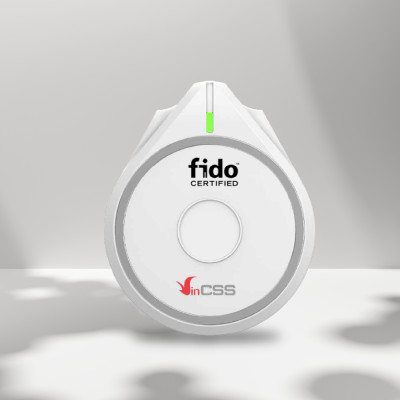 Khóa bảo mật VinCSS FiDO2® Fingerprint (NFC/Bluetooth/USB-C) - Multi Factor authentication (MFA) - Security Key and passkey - Chuẩn FIDO2 - Bảo vệ tài khoản online -  Hàng chính hãng