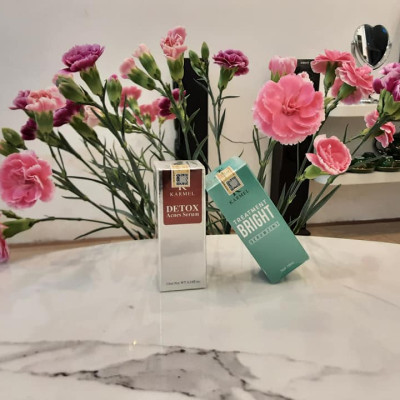 Serum giảm thâm và căng bóng da KARMEL TREATMENT BRIGHT 10ml-50ml ( mẫu mới )