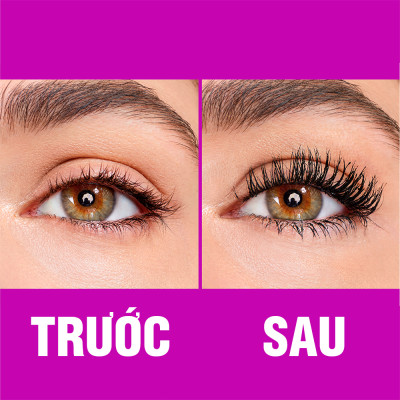 Mascara Uốn, Làm Dày và Dài Mi Tức Thì Maybelline Falsies Lash Lift không lem không trôi Waterproof 8.6ml