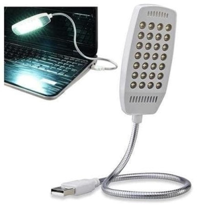 Đèn Led 28 Bóng Uốn Dẻo Cổng USB dùng đọc sách, soi bàn phím laptop ( Màu ngẫu nhiên) - HENRYSA