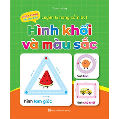 Sách - Bộ Vở Viết Xóa Được Wipe Clean Luyện Viết Không Sợ Sai ( Bộ 5 Cuốn) - Tặng Kèm 2 Bút