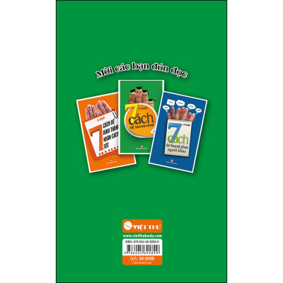 Combo 3 Cuốn: 7 Cách Thành Công + 7 Cách Thuyết Phục + 7 Cách Hình Thành Nhân Cách Tốt