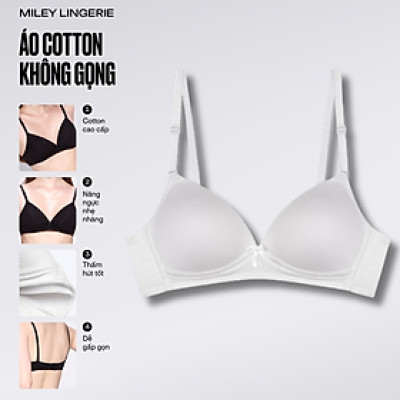 Áo Ngực Nữ Cotton Không Gọng Comfort Miley Lingerie BRW02015