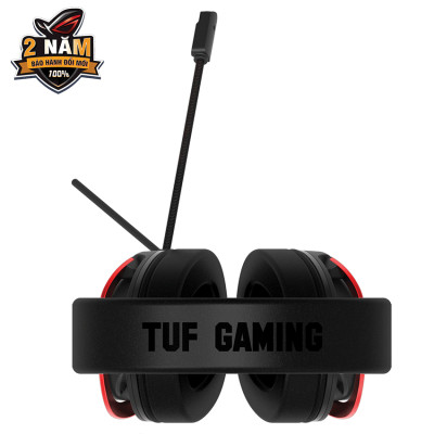 Tai nghe gaming Asus TUF GAMING H3 Red Đen Đỏ - Hàng Chính Hãng