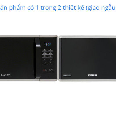Lò vi sóng Samsung MS23K3513AS/SV 23 lít, Công suất 800W - Hàng chính hãng