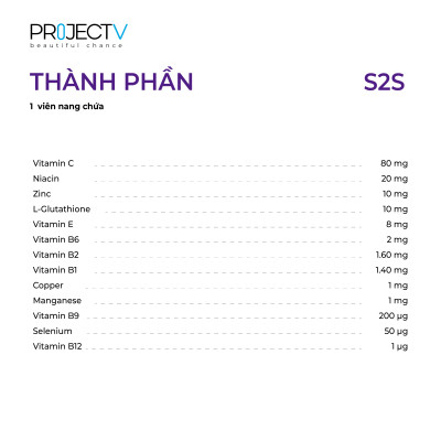 [VOUCHER 200K & TẶNG 5 TÚI PV ZIP] Thực Phẩm Sức Khoẻ BR+A+S2S | V Alphabet - Trí não, Thị lực & Chống oxy hoá - PROJECT V - Xuất xứ Pháp, Hàng Chính Hãng