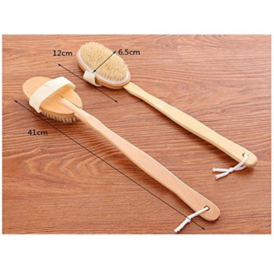 Bàn Chải Cọ Da Khô Cán Tháo Rời, Chải Cọ Da Khi Tắm Massage Cơ Thể Cực Đã AOE1025