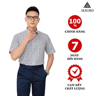Áo sơ mi cộc tay nam Aligro ALGS-C90