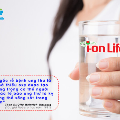 Nước uống kiềm ionLife dung tích 450ml thùng 24 chai chứa vi khoáng tự nhiên, công nghệ Nhật Bản