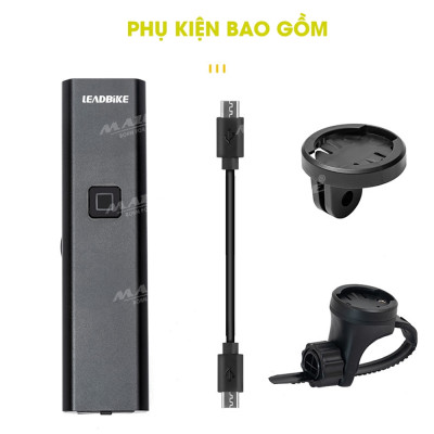 Đèn xe đạp LD-86A siêu sáng 1000 lumen, pin dung lượng cao 4500mAh, chất liệu vỏ nhôm, chống nước IP66, có hỗ trợ pad gắn treo (2 phiên bản tùy chọn) - Mai Lee