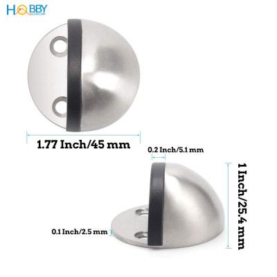 Đồ chặn cửa bán nguyệt chống va đạp cửa vào tường Hobby Home Decor CC4